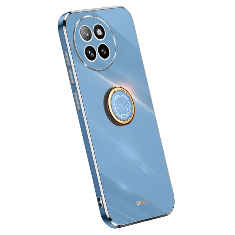 XINLI For Xiaomi Civi 4 Pro 5G Phone Cover Electroplating Frame Ring Kickstand Anti-drop TPU Case XINLI For Xiaomi Civi 4 Pro 5G Phone Cover Electroplating Frame Ring Kickstand Anti-drop TPU Case